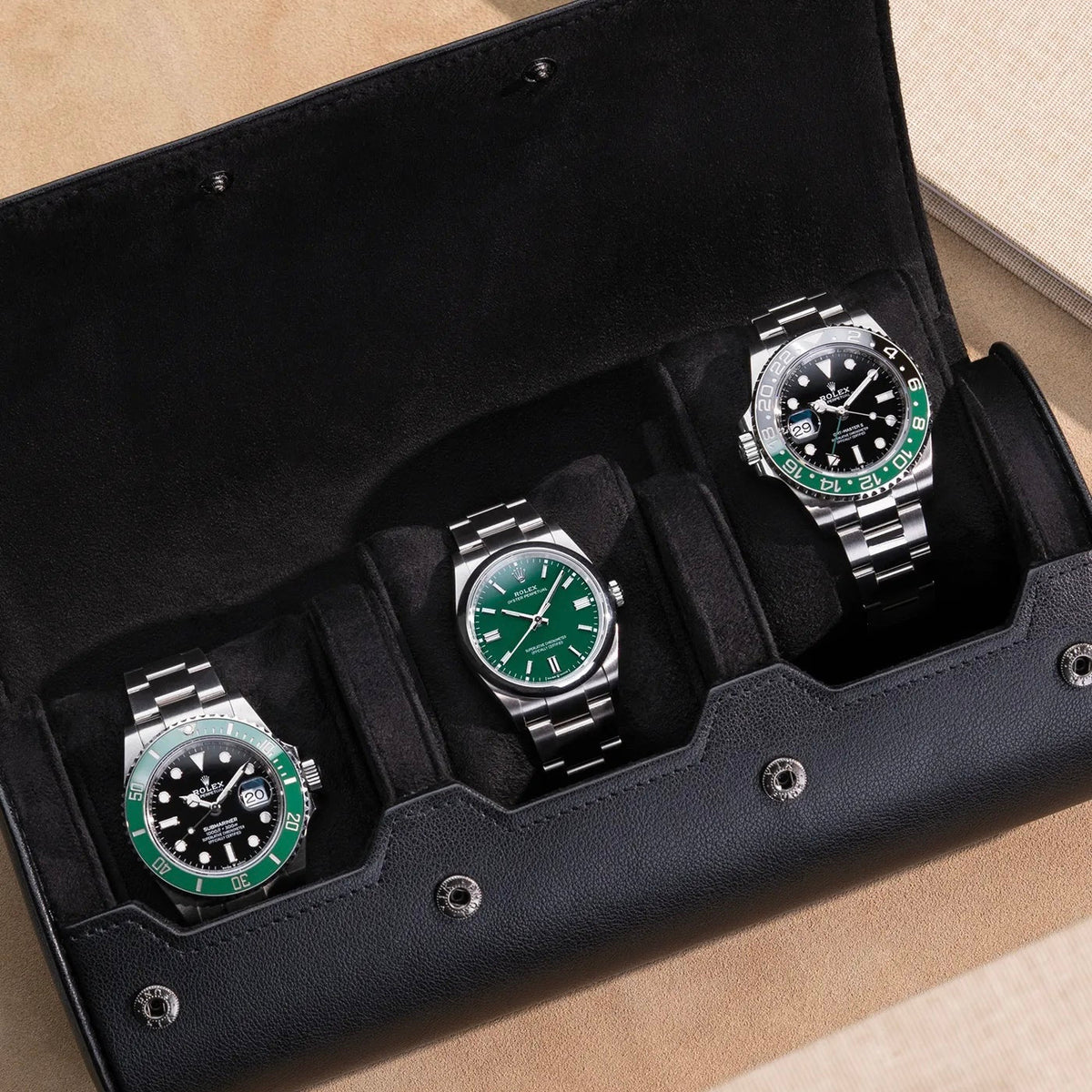 BOITE À MONTRES - ÉTUI 3 MONTRES