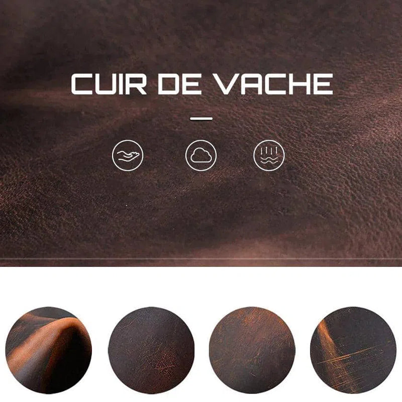 ROLL EN CUIR 6/8 MONTRES,- VINTAGE