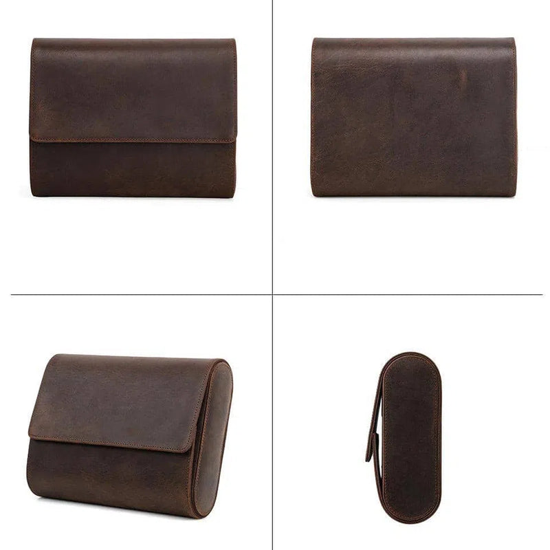 ROLL EN CUIR 6/8 MONTRES,- VINTAGE